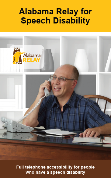 Alabama Relay for Speech Disabilities Brochure